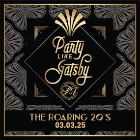 Party Like Gatsby: The Roaring 20s 3-3-25 Logo